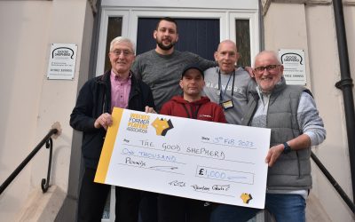 First Donations Handed Out From Golf Day